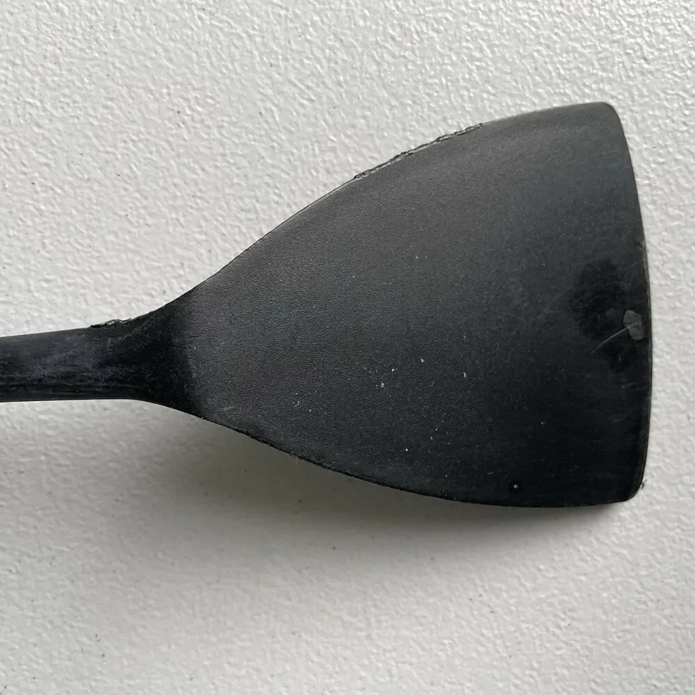 Rubbermaid Black Nylon Turner Spatula Rubber Hand Grip Kitchen Cooking Utensil